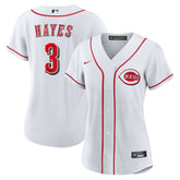 MLB Ke'Bryan Hayes Cincinnati Reds Nike Women's Home Replica Jersey - White