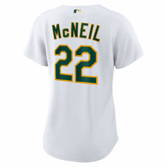 MLB Jeff McNeil Athletics Nike Women's Home Replica Jersey - White