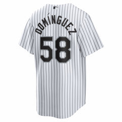 MLB Seranthony Dom¨ªnguez Chicago White Sox Nike Home Replica Jersey - White