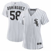 MLB Seranthony Dom¨ªnguez Chicago White Sox Nike Women's Home Replica Jersey - White