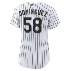MLB Seranthony Dom¨ªnguez Chicago White Sox Nike Women's Home Replica Jersey - White