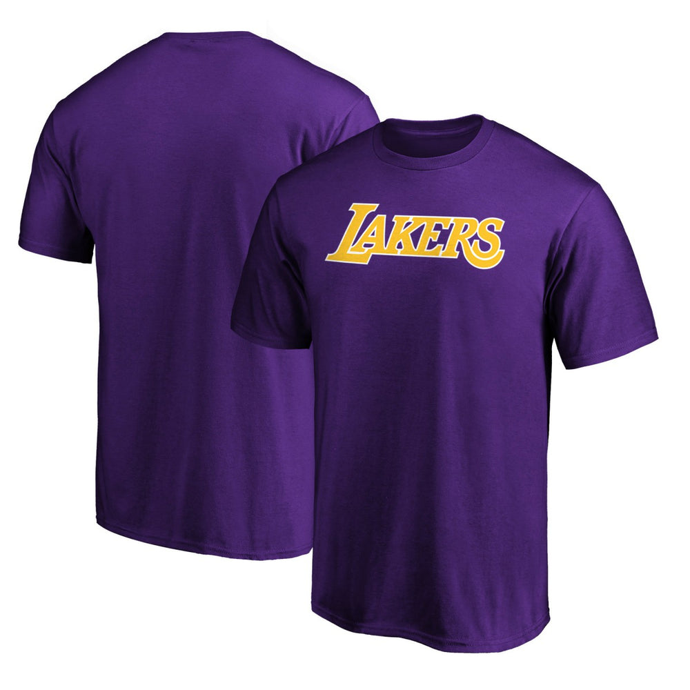 Los Angeles Lakers Wordmark Alt T-Shirt Purple