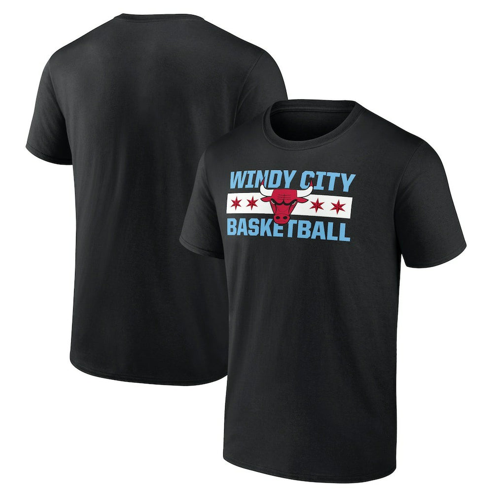 Chicago Bulls Hometown Collection Windy City T-Shirt Black