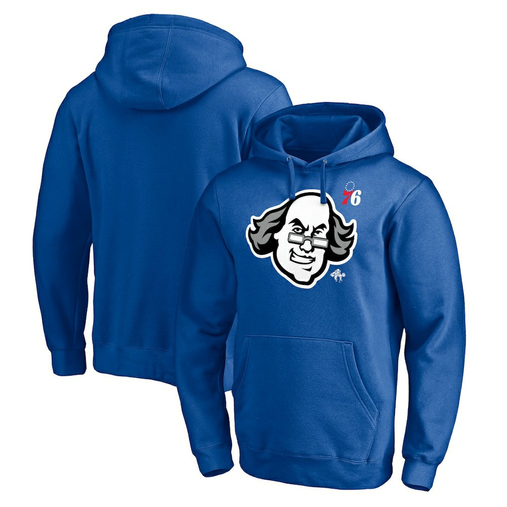 Philadelphia 76ers Hometown Collection Post Up Pullover Hoodie Royal