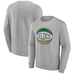 Boston Celtics Hard Color Pullover Sweatshirt Gray