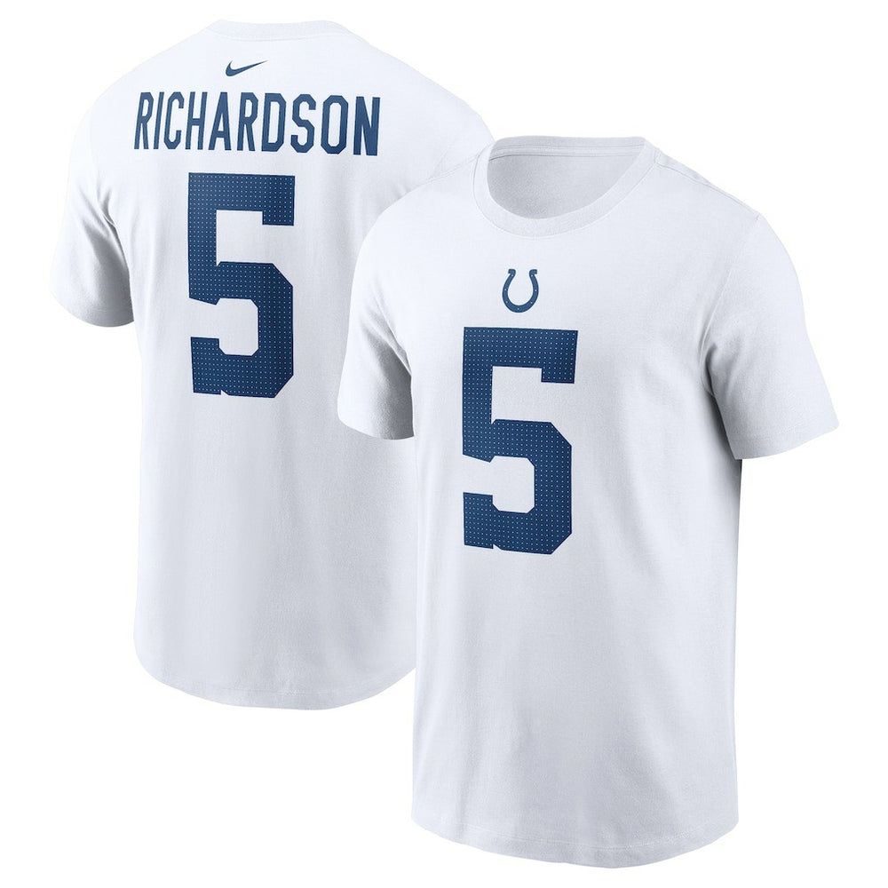 Anthony Richardson Indianapolis Colts Player Name & Number T-Shirt White
