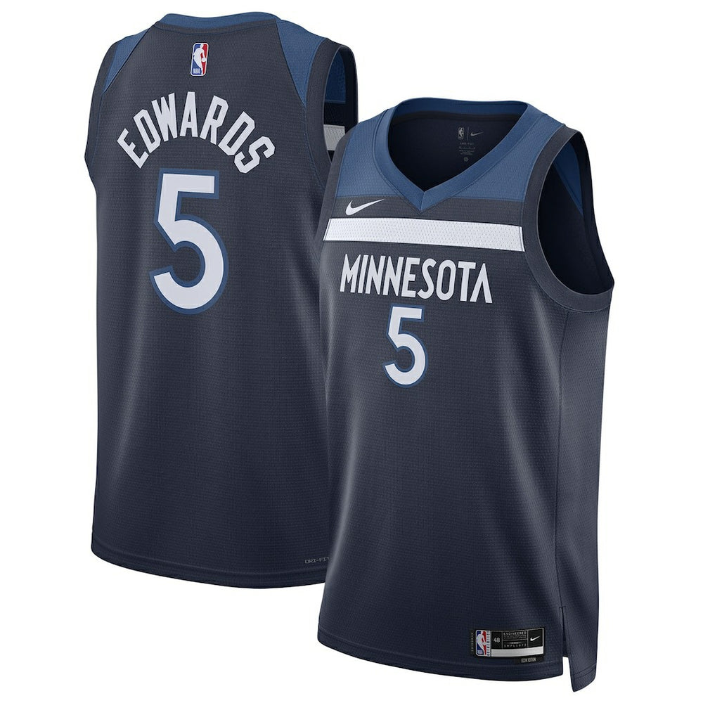 NBA Anthony Edwards Minnesota Timberwolves Unisex Swingman Jersey - Icon Edition - Navy