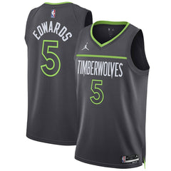 NBA Anthony Edwards Minnesota Timberwolves Jordan Brand Unisex Swingman Jersey - Statement Edition - Charcoal shop