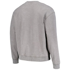 Kansas City Chiefs The Wild Collective Unisex Distressed Pullover Sweatshirt Gray
