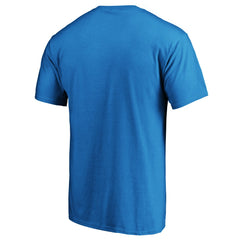 Detroit Lions Team Lockup T-Shirt Blue