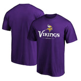 Minnesota Vikings Team Lockup T-Shirt Purple