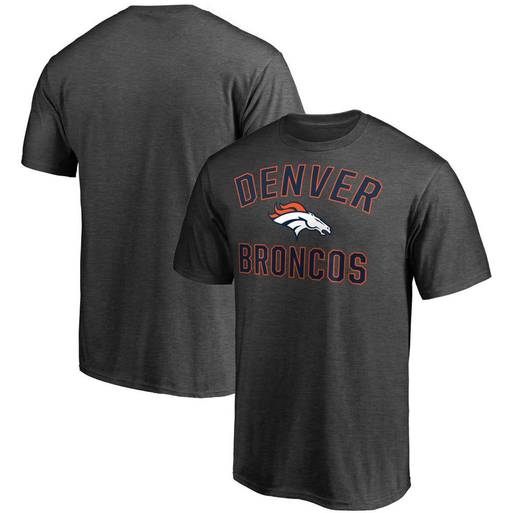 Denver Broncos Victory Arch T-Shirt Heather Charcoal