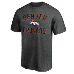 Denver Broncos Victory Arch T-Shirt Heather Charcoal