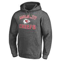 Kansas City Chiefs Victory Arch Pullover Hoodie Charcoal