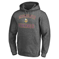 Minnesota Vikings Victory Arch Pullover Hoodie Charcoal