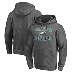 Philadelphia Eagles Victory Arch Pullover Hoodie Charcoal