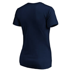 Seattle Seahawks Women's Victory Arch V-Neck T-Shirt College Navy