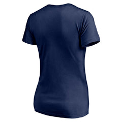 Seattle Seahawks Women's Live For It V-Neck T-Shirt College Navy