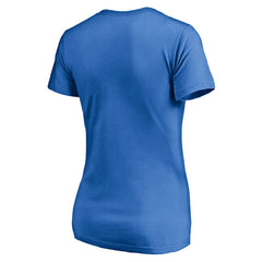 Los Angeles Chargers Women's Hometown Collection Go Bolts V-Neck T-Shirt Powder Blue