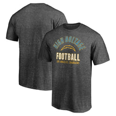 Los Angeles Chargers Nickname Arc T-Shirt Charcoal