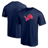 Detroit Lions Red White and Team T-Shirt Navy