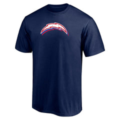 Los Angeles Chargers Red White and Team T-Shirt Navy