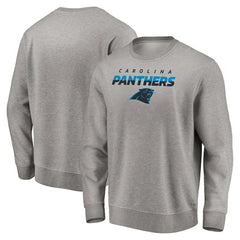 Carolina Panthers Elevate Play Pullover Sweatshirt Gray