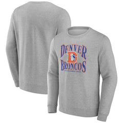 Denver Broncos Playability Pullover Sweatshirt Gray