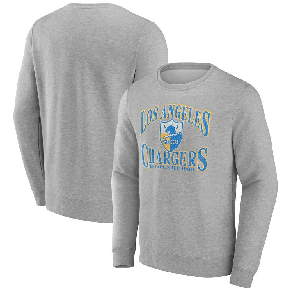 Los Angeles Chargers Playability Pullover Sweatshirt Gray