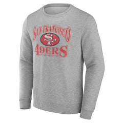 San Francisco 49ers Playability Pullover Sweatshirt Gray