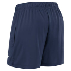 Atlanta Braves Nike Women's Authentic Collection Knit Shorts - Navy Shorts