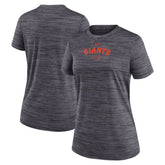 San Francisco Giants Nike Women's Authentic Collection Velocity Performance T-Shirt - Black T-shirts