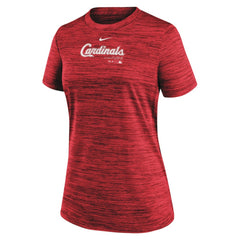 St. Louis Cardinals Nike Women's Authentic Collection Velocity Performance T-Shirt - Red T-shirts