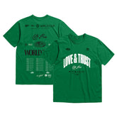 Boston Celtics Bleacher Report x Unisex World Tour T-Shirt Kelly Green