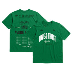 Boston Celtics Bleacher Report x Unisex World Tour T-Shirt Kelly Green