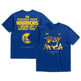 Golden State Warriors Bleacher Report x Unisex World Tour T-Shirt Royal