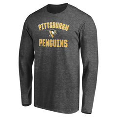 NHL Pittsburgh Penguins Victory Arch Long Sleeve T-Shirt - Charcoal
