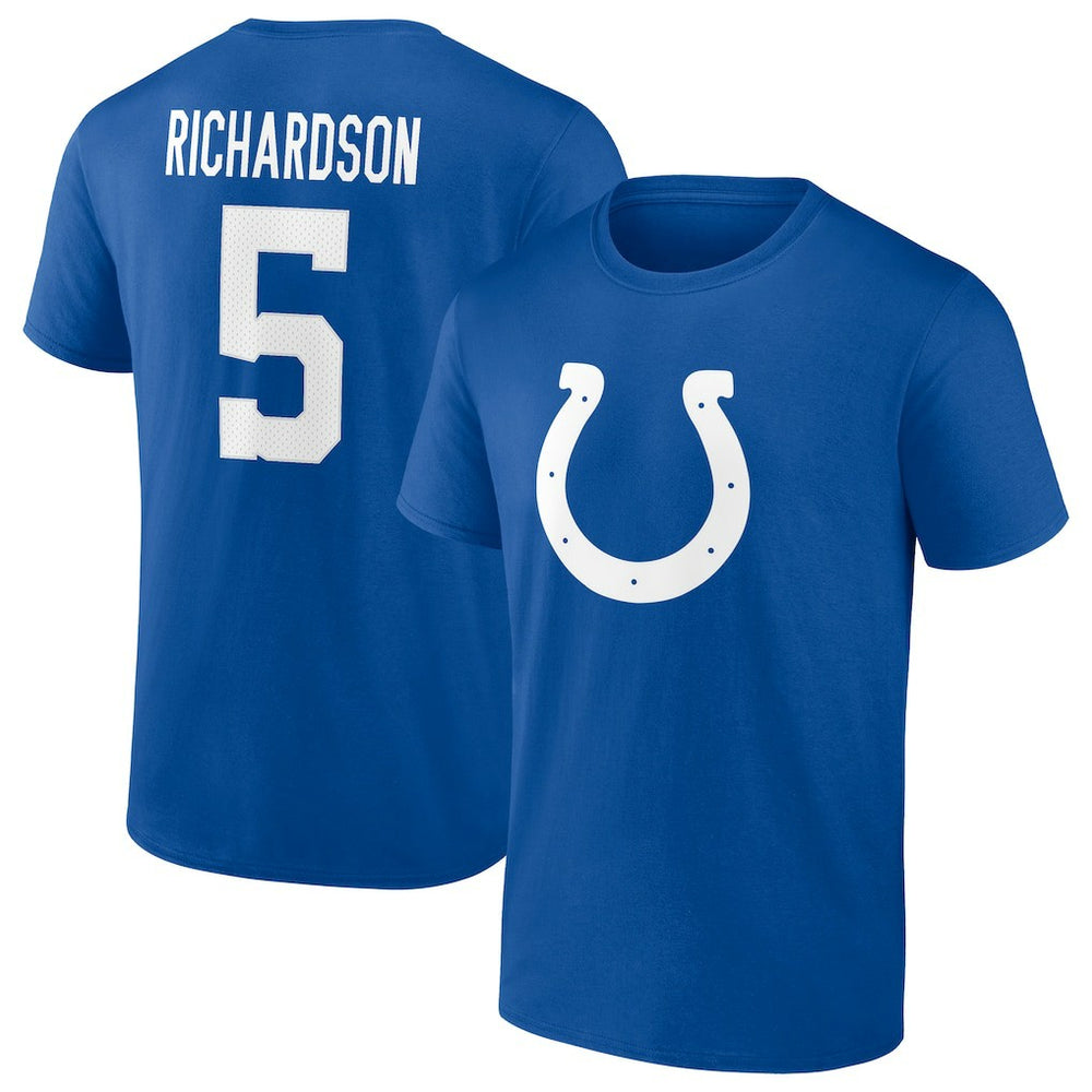 Anthony Richardson Indianapolis Colts Icon Name & Number T-Shirt Royal