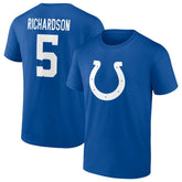 Anthony Richardson Indianapolis Colts Icon Name & Number T-Shirt Royal