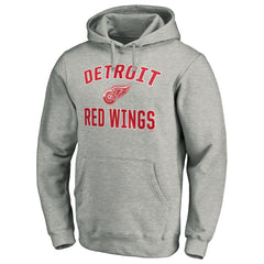 NHL Detroit Red Wings Victory Arch Pullover Hoodie - Gray