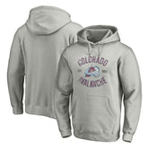 NHL Colorado Avalanche Heritage Pullover Hoodie - Heather Gray