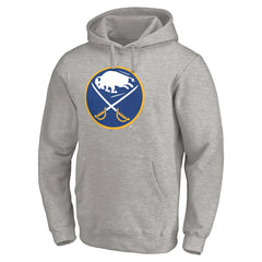 NHL Buffalo Sabres Primary Logo Pullover Hoodie - Gray