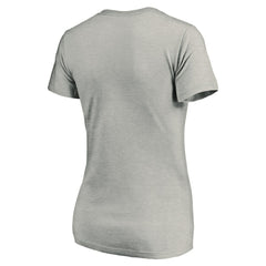 NHL Seattle Kraken Women's Primary Logo V-Neck T-Shirt - Gray