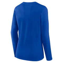 Los Angeles Rams Women's Plus Size Foiled Play Long Sleeve T-Shirt Royal