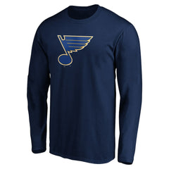 NHL St. Louis Blues Primary Logo Long Sleeve T-Shirt - Navy
