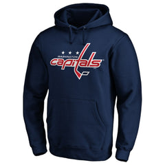 NHL Washington Capitals Primary Logo Pullover Hoodie - Navy