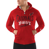 Arizona Cardinals Starter Domestic Post Season Full-Zip Hoodie Cardinal