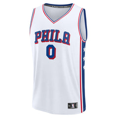 NBA Tyrese Maxey Philadelphia 76ers Fast Break Replica Player Jersey - Association Edition - White