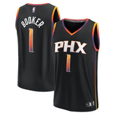 NBA Devin Booker Phoenix Suns Youth Fast Break Player Jersey - Statement Edition - Black