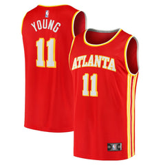 NBA Trae Young Atlanta Hawks Fast Break Replica Jersey - Icon Edition - Red